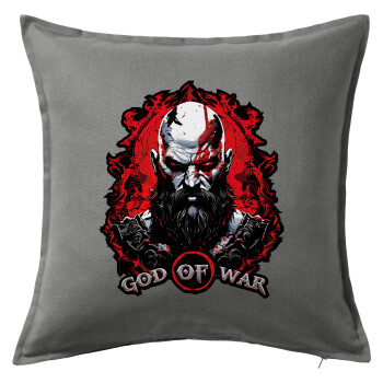 God of war, Sofa cushion Grey 50x50cm includes filling