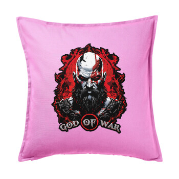 God of war, Sofa cushion Pink 50x50cm includes filling