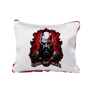 God of war, Red sequin cosmetic bag