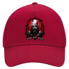 Adult Ultimate Hat RED, (100% COTTON DRILL, ADULT, UNISEX, ONE SIZE)