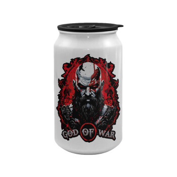 God of war, Κούπα ταξιδιού μεταλλική με καπάκι (tin-can) 500ml