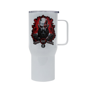 God of war, Mega Stainless steel Tumbler with lid, double wall 750L