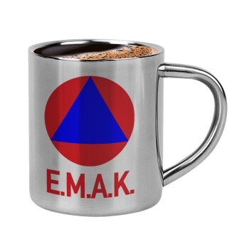 E.M.A.K., Double-wall metal cup for espresso (220ml)