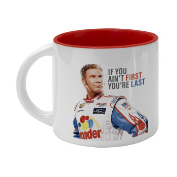 If You Ain't First You're Last Ricky Bobby, Talladega Nights, Κούπα κεραμική 400ml