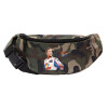 Unisex waist bag (banana) in Jungle camouflage color with 2 pockets