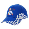 Adult Ultimate BLUE RACING Cap, (100% COTTON DRILL, ADULT, UNISEX, ONE SIZE)