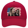 Adult Ultimate Hat RED, (100% COTTON DRILL, ADULT, UNISEX, ONE SIZE)