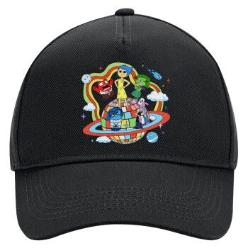 Inside Out, Adult Ultimate Hat BLACK, (100% COTTON DRILL, ADULT, UNISEX, ONE SIZE)