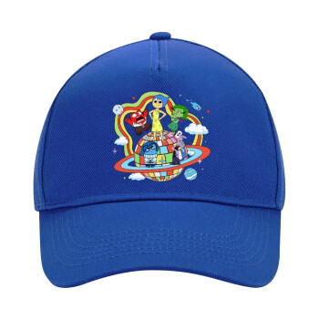 Inside Out, Ultimate Adult Hat BLUE, (100% COTTON DRILL, ADULT, UNISEX, ONE SIZE)