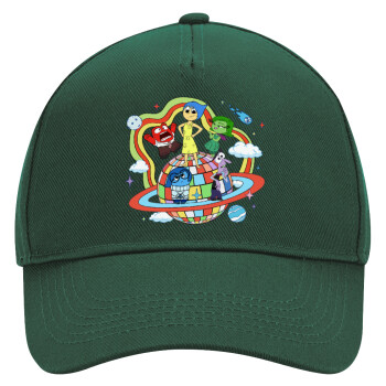 Inside Out, Adult Ultimate Hat GREEN, (100% COTTON DRILL, ADULT, UNISEX, ONE SIZE)