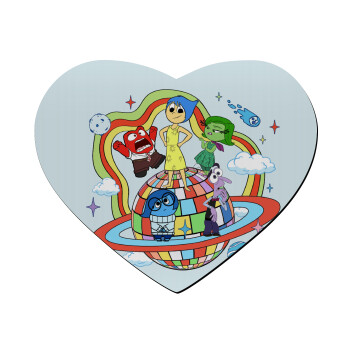 Inside Out, Mousepad heart 23x20cm