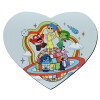 Mousepad heart 23x20cm