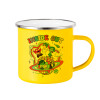 Yellow Enamel Metallic Cup 360ml