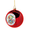 Christmas tree ball Red 8cm