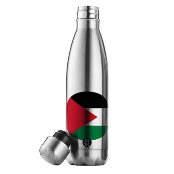 Palestine Flag, Inox (Stainless steel) double-walled metal mug, 500ml