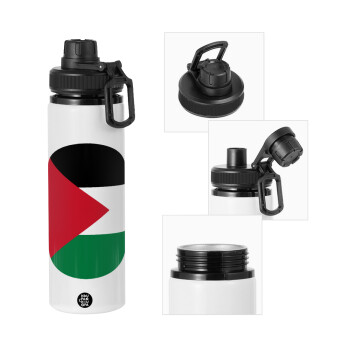 Σημαία Παλαιστίνης, Μεταλλικό παγούρι νερού με καπάκι ασφαλείας, αλουμινίου 850ml
