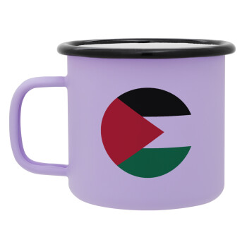 Palestine Flag, Κούπα Μεταλλική εμαγιέ ΜΑΤ Light Pastel Purple 360ml