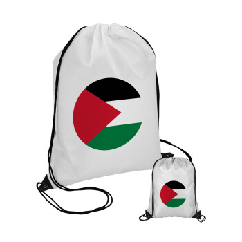 Palestine Flag, Pouch bag with black cords (1 piece)