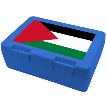 Palestine Flag, Children's cookie container BLUE 185x128x65mm (BPA free plastic)