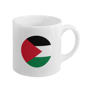 Palestine Flag, Κουπάκι κεραμικό, για espresso 150ml