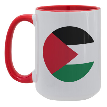 Σημαία Παλαιστίνης, Κούπα Mega 15oz, κεραμική Κόκκινη, 450ml