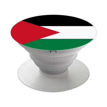 Palestine Flag, Phone Holders Stand  White Hand-held Mobile Phone Holder