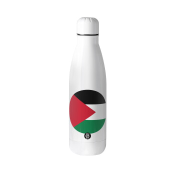 Palestine Flag, Metal mug thermos (Stainless steel), 500ml