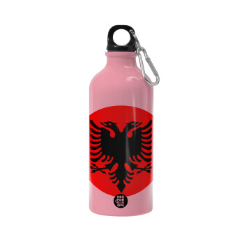 Albanian Flag, Water bottle 600ml