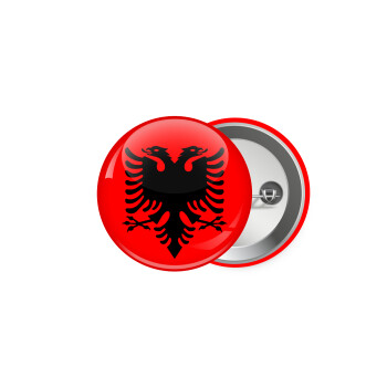 Albanian Flag, Κονκάρδα παραμάνα 5.9cm