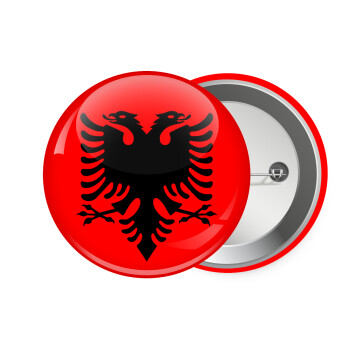 Albanian Flag, Κονκάρδα παραμάνα 7.5cm