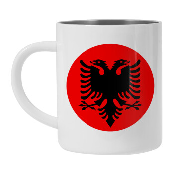 Albanian Flag, Mug Stainless steel double wall 300ml