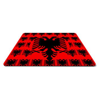 Albanian Flag, Mousepad rect 27x19cm