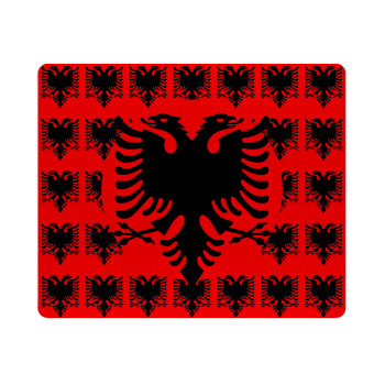 Albanian Flag, Mousepad rect 23x19cm