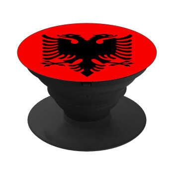 Σημαία Αλβανίας, Phone Holders Stand  Μαύρο Βάση Στήριξης Κινητού στο Χέρι