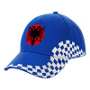 Adult Ultimate BLUE RACING Cap, (100% COTTON DRILL, ADULT, UNISEX, ONE SIZE)