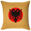 Sofa cushion YELLOW 50x50cm includes filling