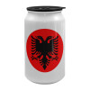 Κούπα ταξιδιού μεταλλική με καπάκι (tin-can) 500ml