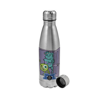 Monster inc, Metallic water bottle, stainless steel, 750ml