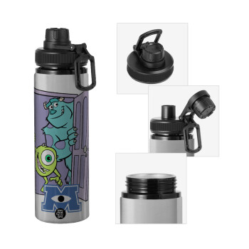 Monster inc, Metallic water bottle with safety cap, 850ml aluminum