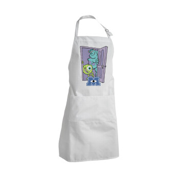 Monster inc, Adult Chef Apron (with sliders and 2 pockets)