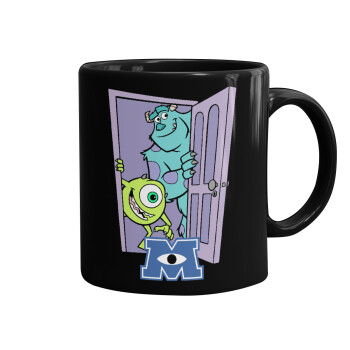 Monster inc, Mug black, ceramic, 330ml