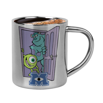 Monster inc, Double-wall metal cup for espresso (220ml)