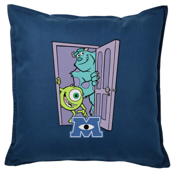 Monster inc, Sofa cushion Blue 50x50cm includes filling