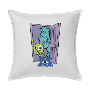 Monster inc, Sofa cushion White 50x50cm includes filling