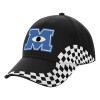 Adult Ultimate BLACK RACING Cap, (100% COTTON DRILL, ADULT, UNISEX, ONE SIZE)