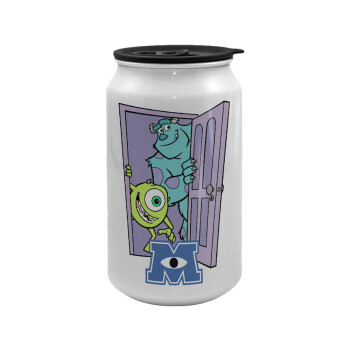 Monster inc, Κούπα ταξιδιού μεταλλική με καπάκι (tin-can) 500ml