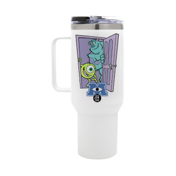 Monster inc, Mega Tumbler με καπάκι, διπλού τοιχώματος (θερμό) 1,2L