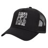 Trucker Hat with Mesh, Black, (COTTON, KIDS, UNISEX, ONE SIZE)