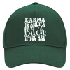 Adult Ultimate Hat GREEN, (100% COTTON DRILL, ADULT, UNISEX, ONE SIZE)