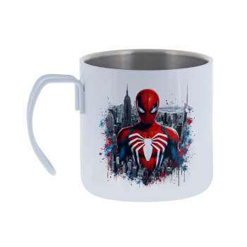 Spiderman City, Mug Stainless steel double wall 400ml